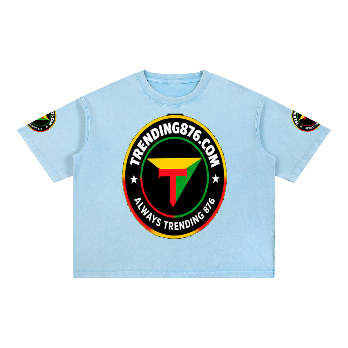 Mineral Wash Boxy Cotton T-Shirt