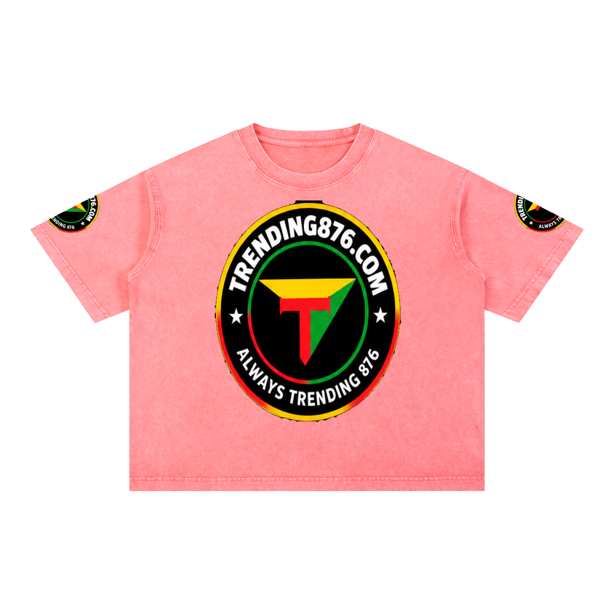 Mineral Wash Boxy Cotton T-Shirt