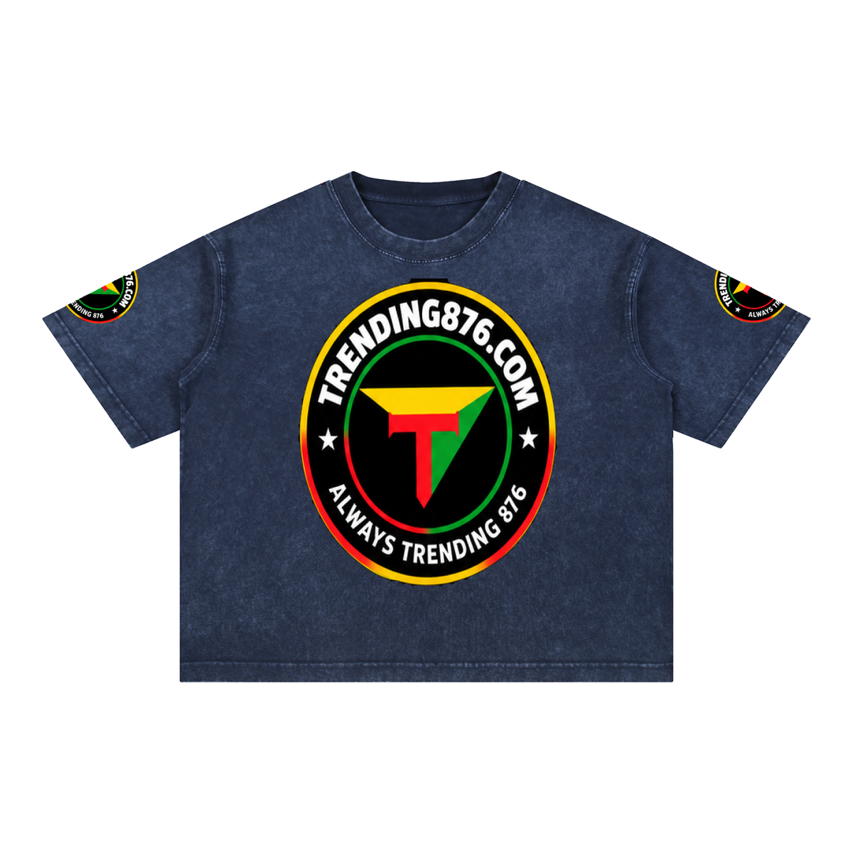 Mineral Wash Boxy Cotton T-Shirt