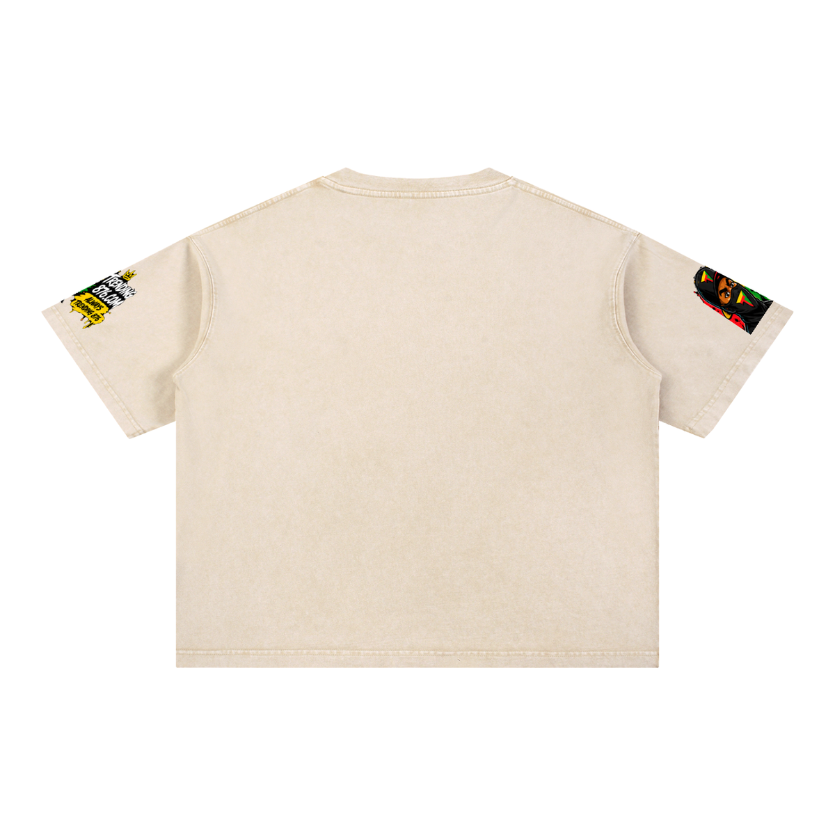 Mineral Wash Boxy Cotton T-Shirt