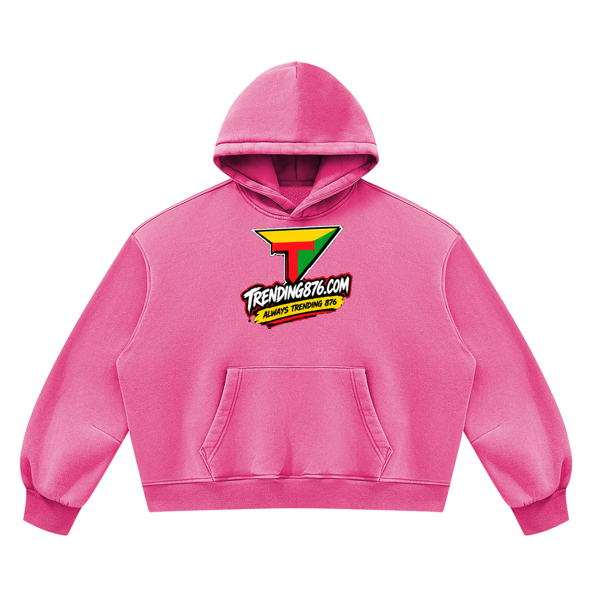 Unisex Vintage Wash Boxy Fleece Hoodie
