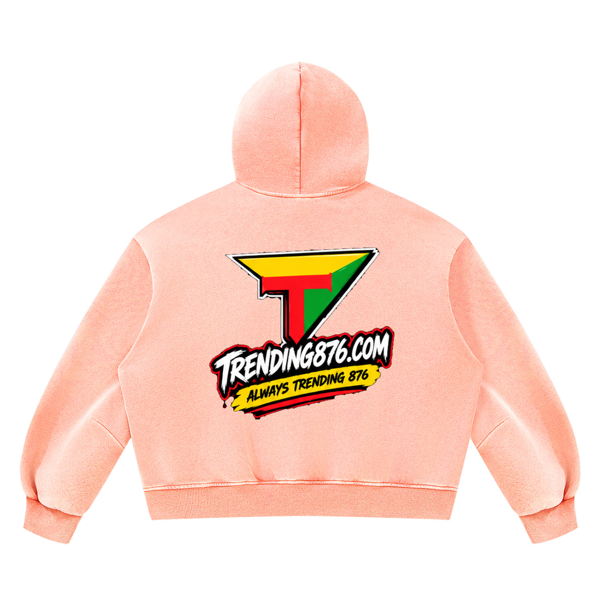 Unisex Vintage Wash Boxy Fleece Hoodie