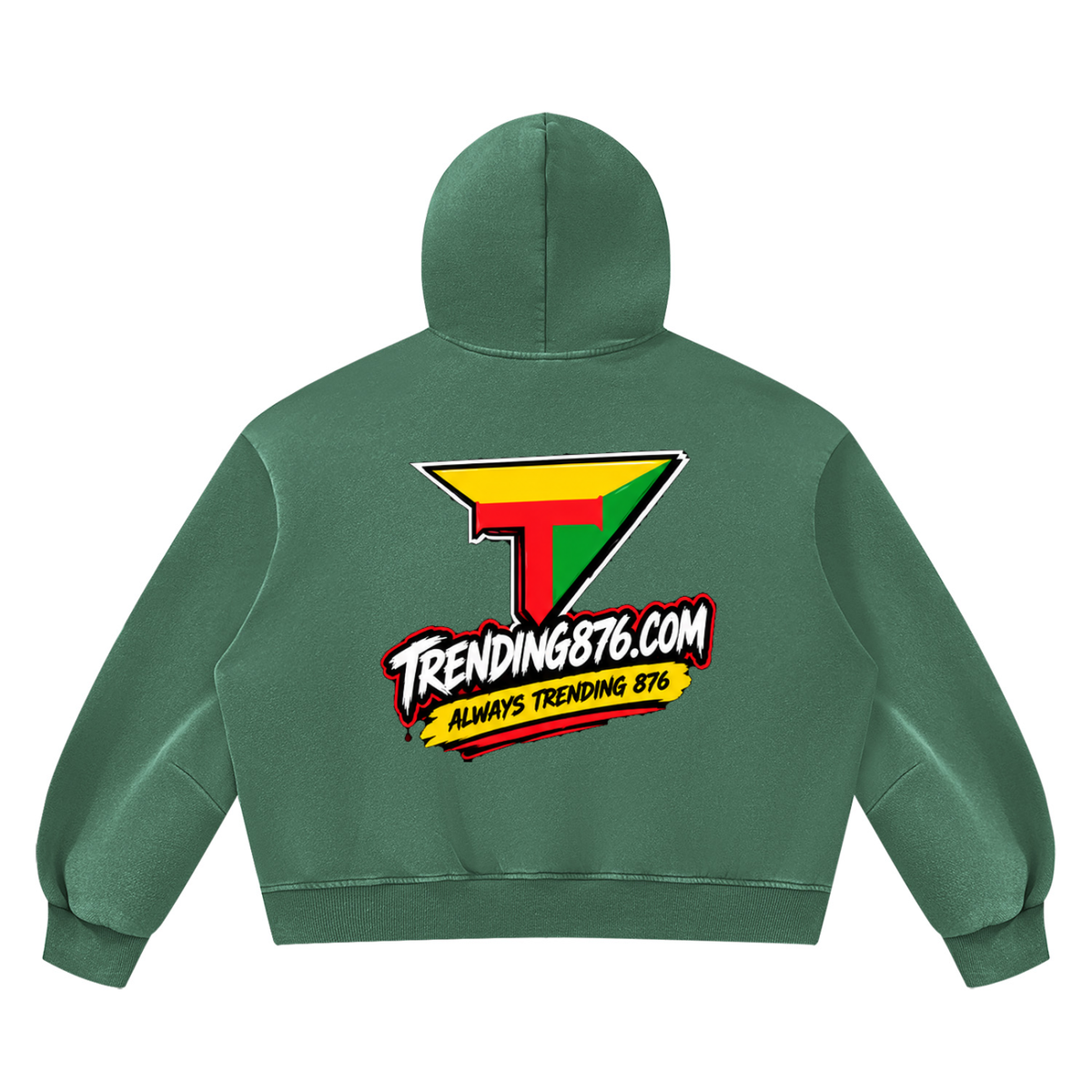 Unisex Vintage Wash Boxy Fleece Hoodie