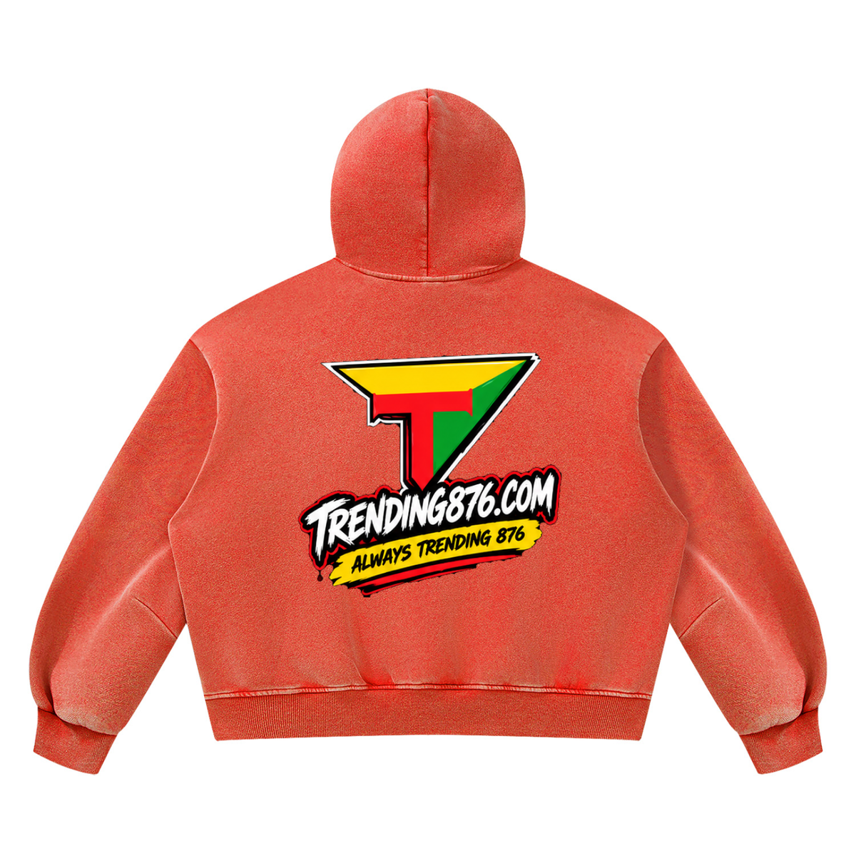 Unisex Vintage Wash Boxy Fleece Hoodie