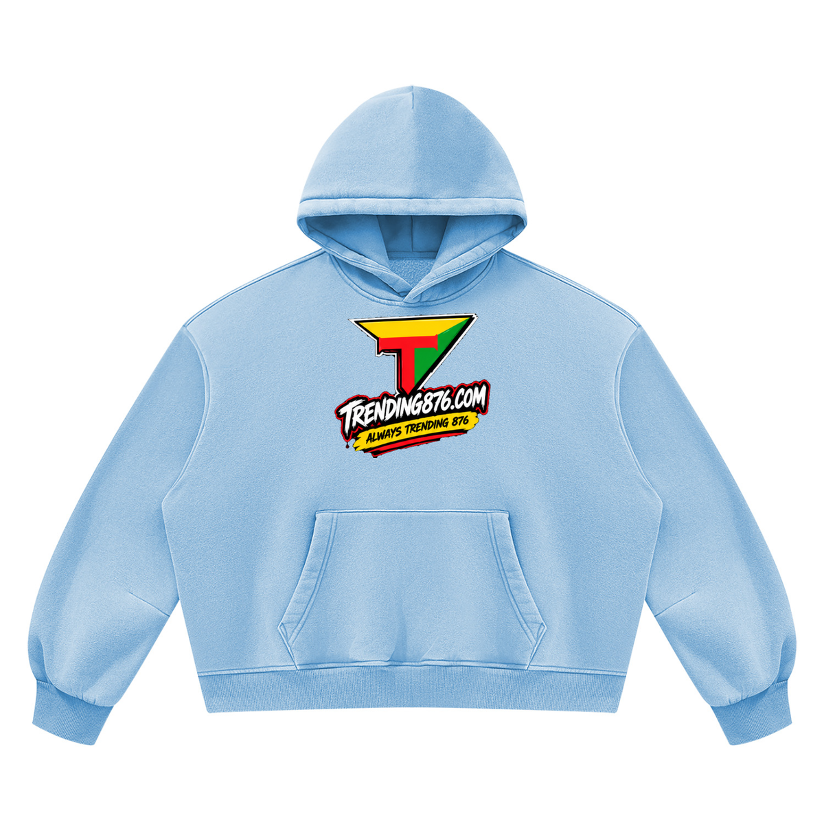 Unisex Vintage Wash Boxy Fleece Hoodie