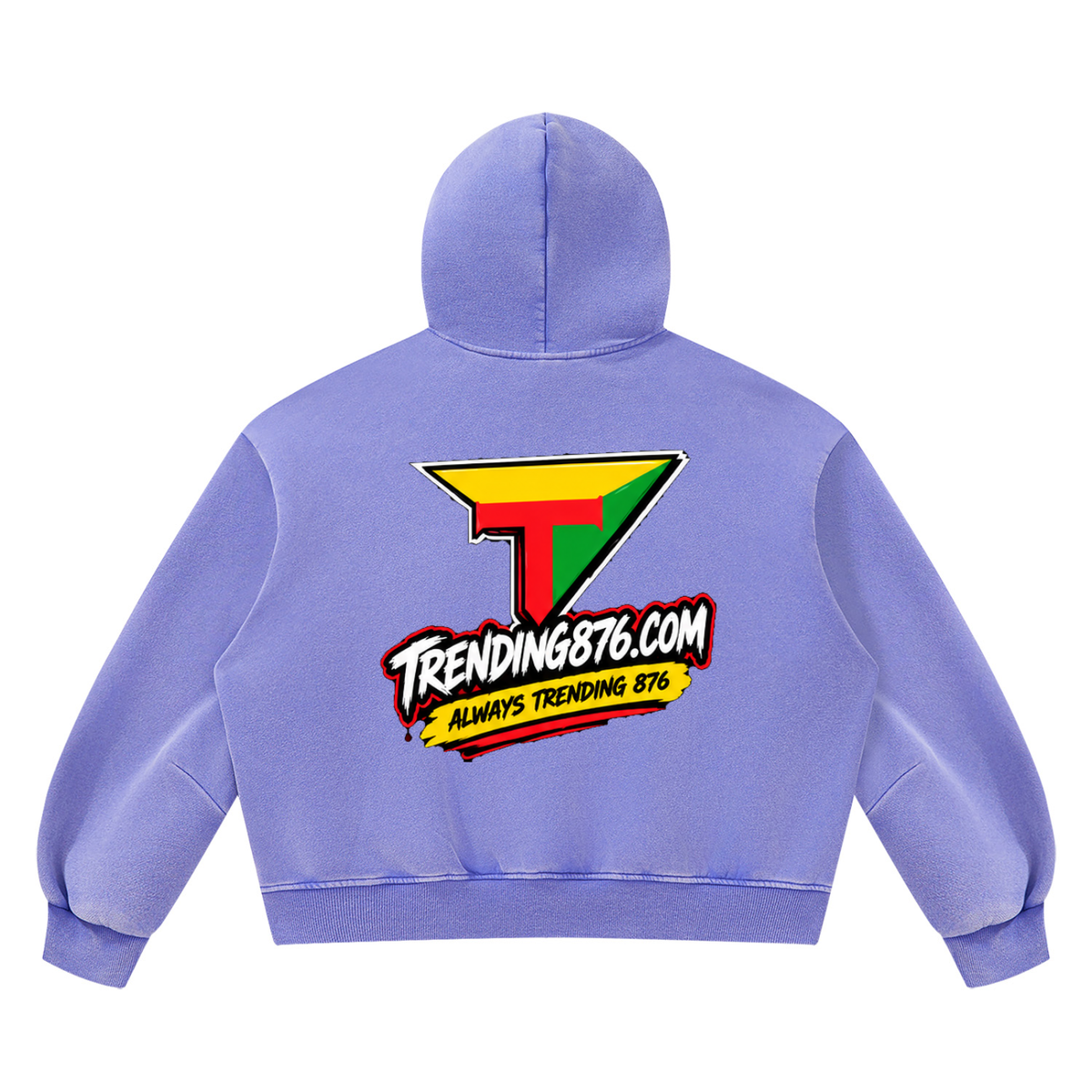 Unisex Vintage Wash Boxy Fleece Hoodie
