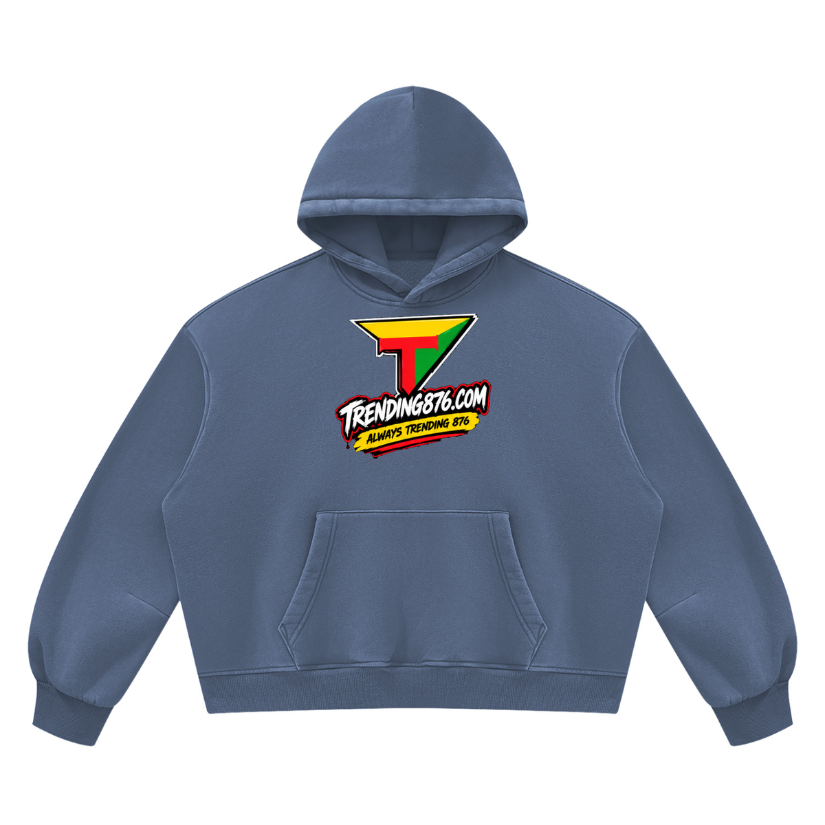 Unisex Vintage Wash Boxy Fleece Hoodie