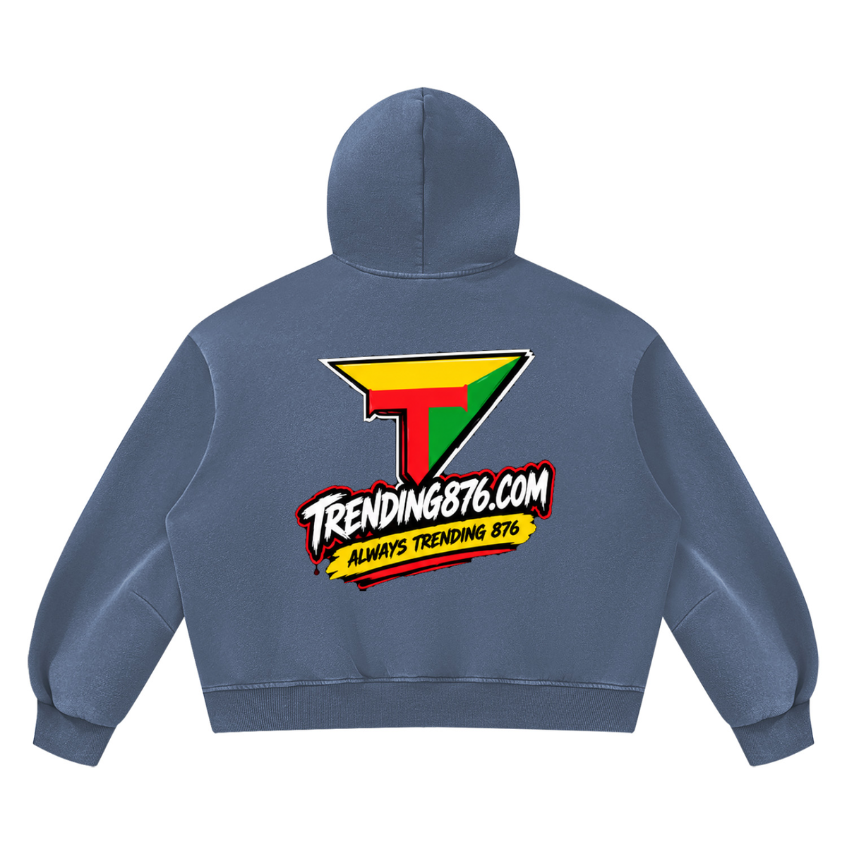Unisex Vintage Wash Boxy Fleece Hoodie