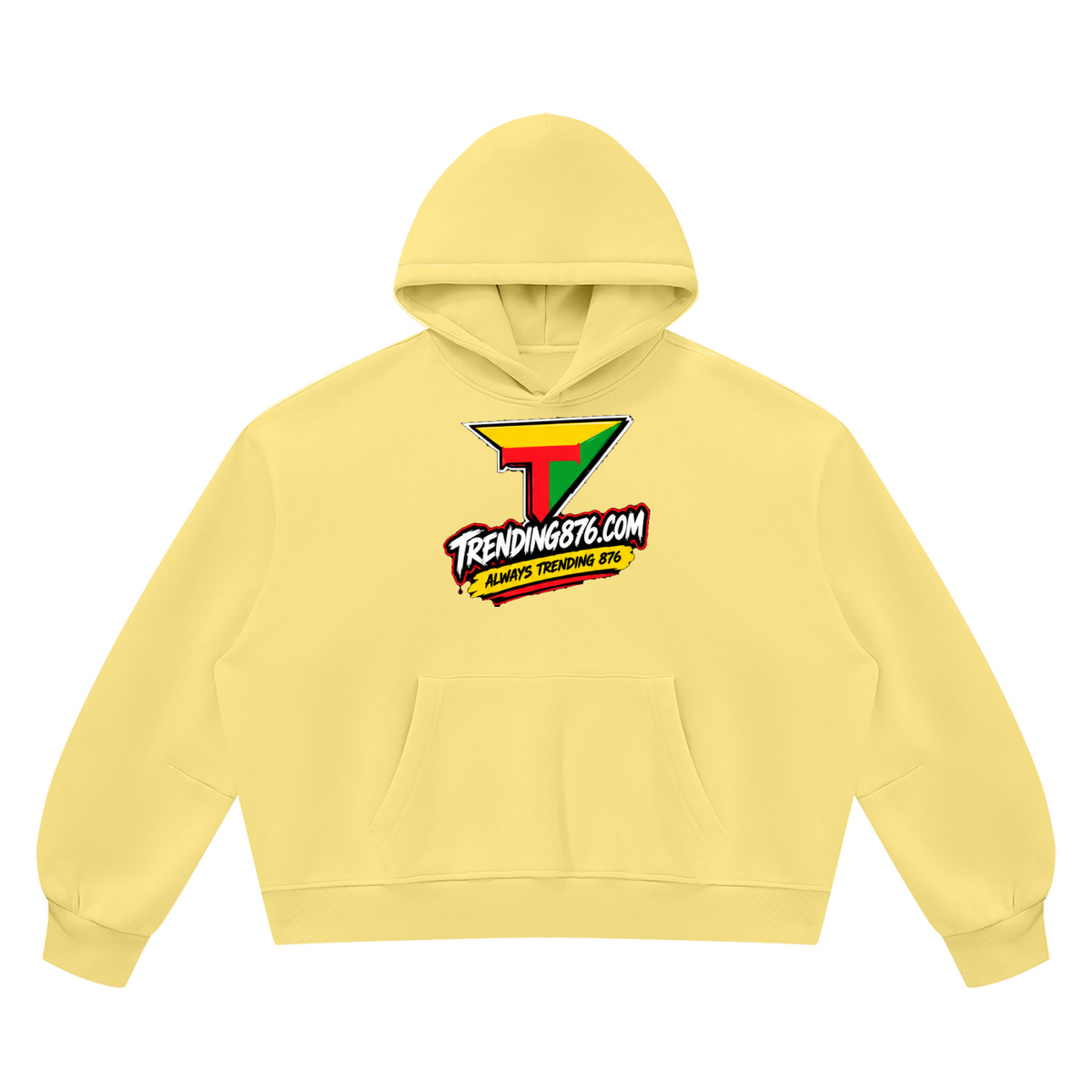 Unisex Vintage Wash Boxy Fleece Hoodie