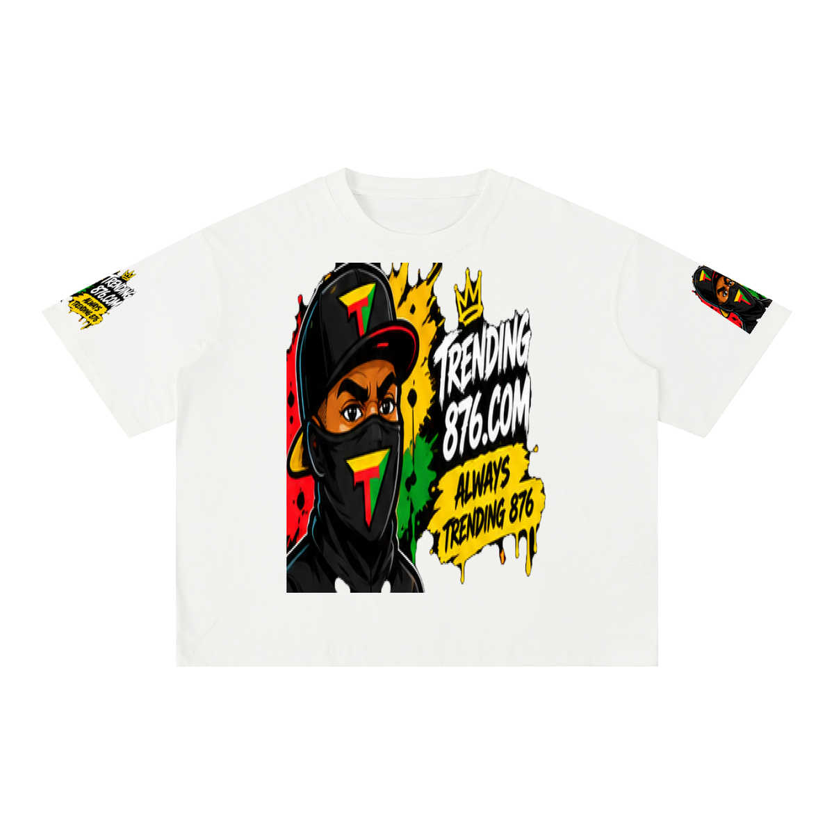 Mineral Wash Boxy Cotton T-Shirt