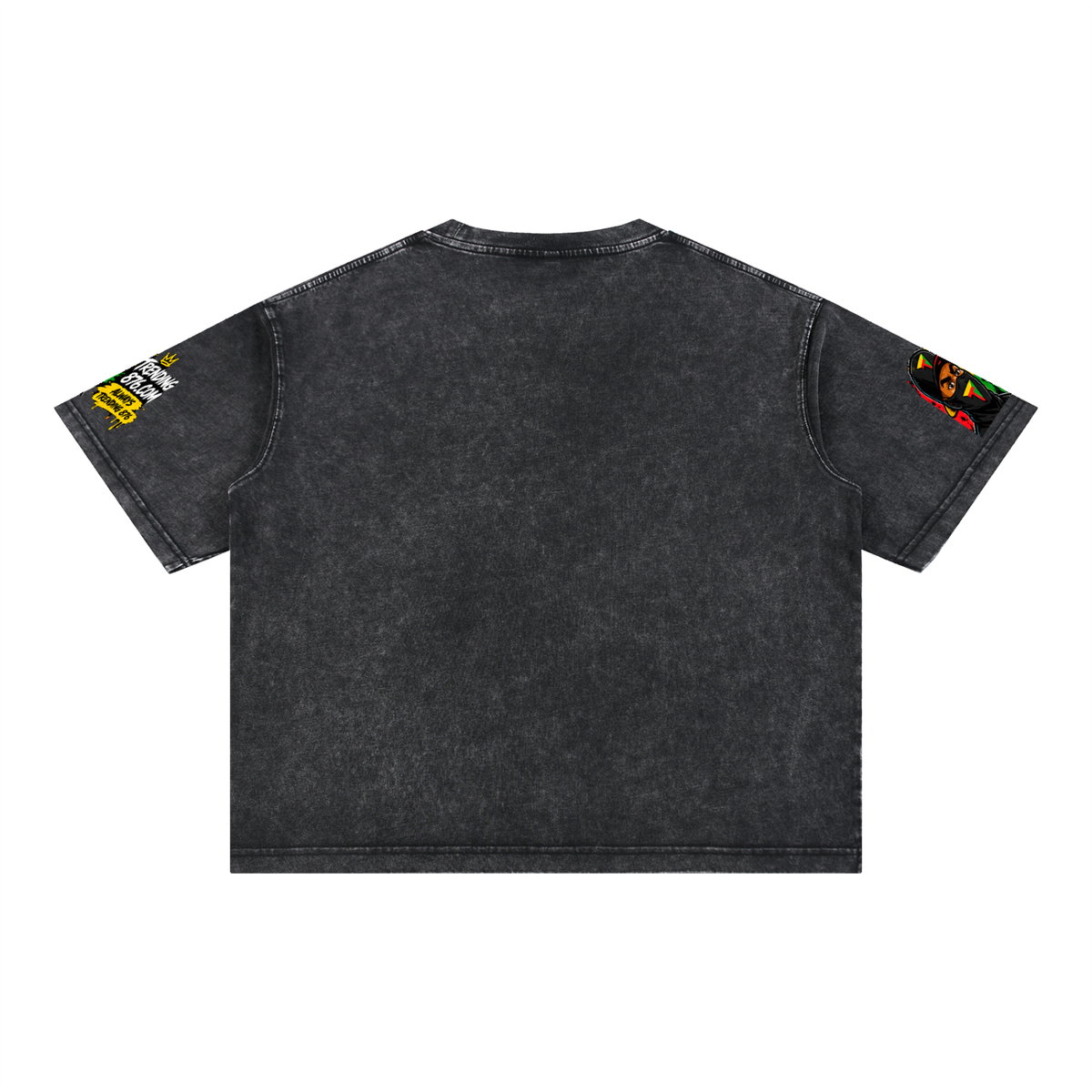 Mineral Wash Boxy Cotton T-Shirt