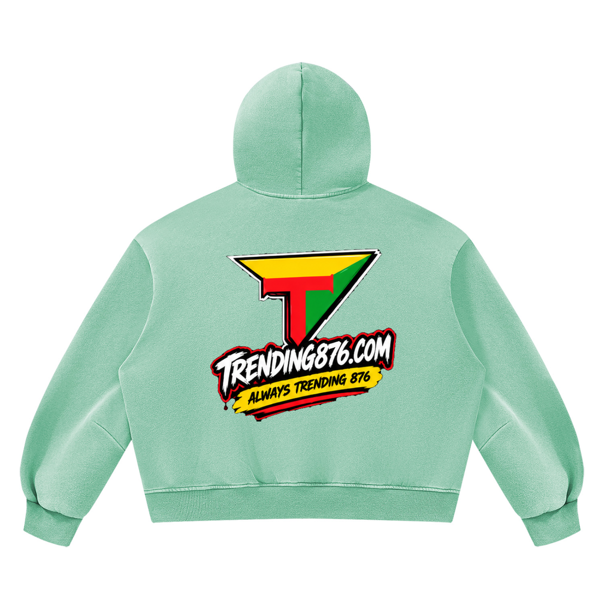 Unisex Vintage Wash Boxy Fleece Hoodie