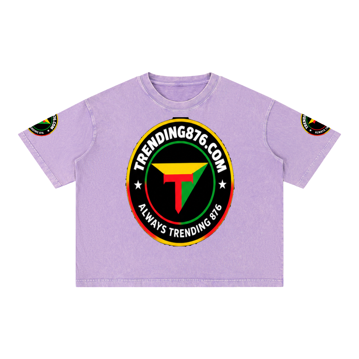 Mineral Wash Boxy Cotton T-Shirt